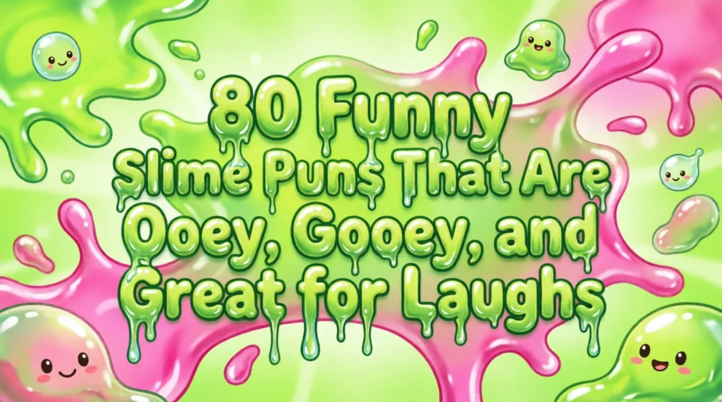 funny slime puns and jokes