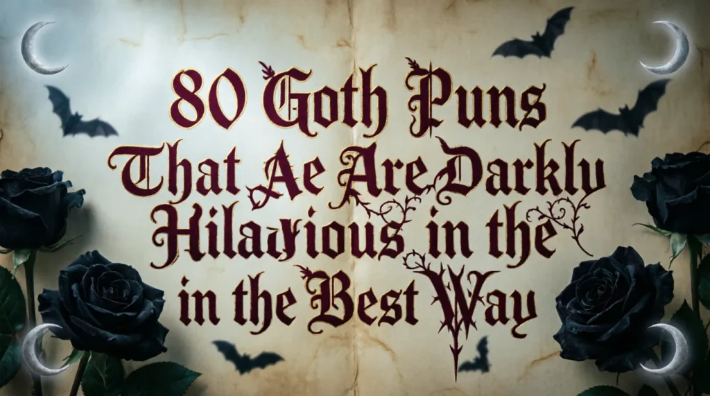 goth puns and jokes