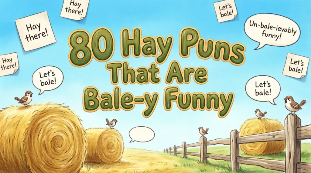hay puns and jokes