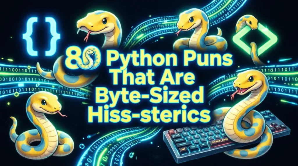 hilarious python puns and jokes