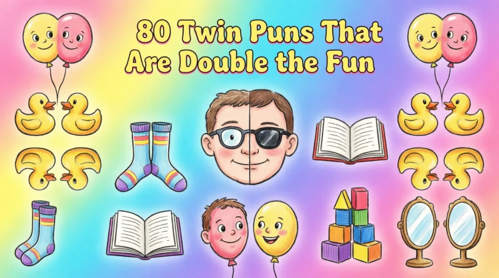 twin puns and jokes