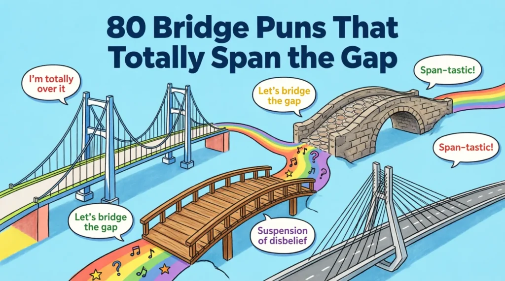 bridge puns and jokes