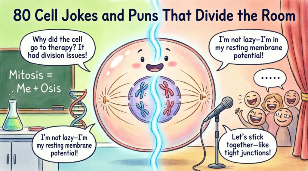 cell jokes and puns