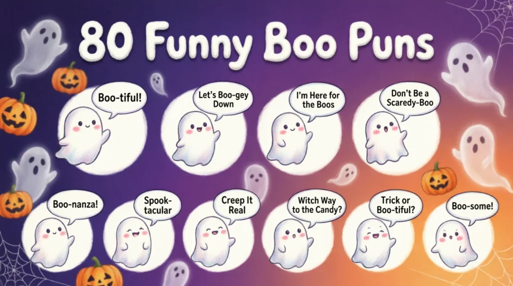 funny boo puns and jokes