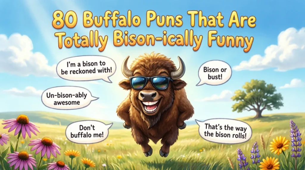 funny buffalo puns and jokes